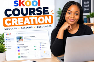create and organize your skool online course