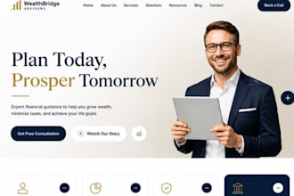 build squarespace retirement planning website 401k ira rollover advisor site