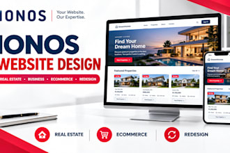design ionos real estate business website ecommerce store redesign ionos expert