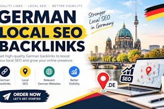 build german local SEO backlinks for your website
