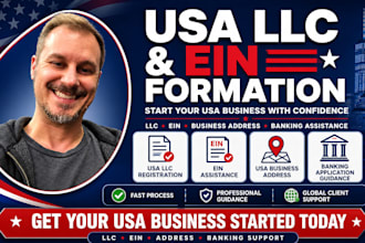 do USA bank creation with mercury, relay, payoneer, wise and llc registration