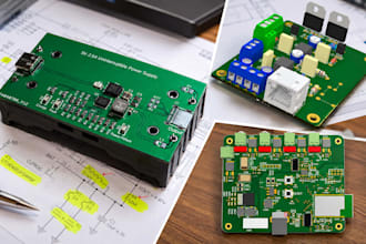 design pcb circuit, pcb design, pcb schematic, fabrication gerber and bom