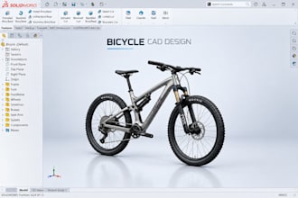 do bike cad bicycle frame solidworks bike parts 3d manufacturing product design