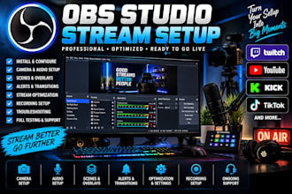 setup obs studio for professional live streaming and optimize your stream