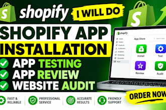 do shopify app installation app testing shopify app review shopify website audit