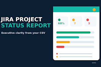 create a jira project status report