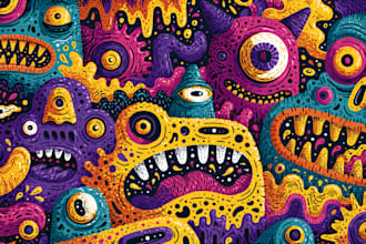 do mind bending psychedelic art and trippy illustrations