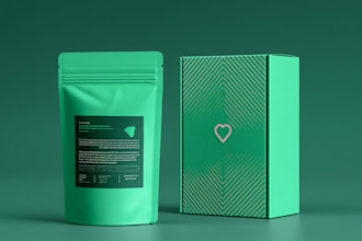 design supplement packaging and label design