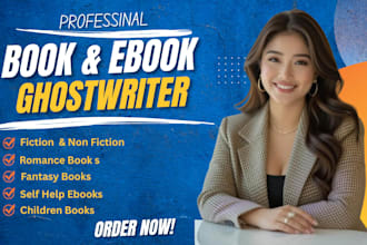do ebook ghostwriter book writer amazon kdp fiction and non fiction ghosteriter