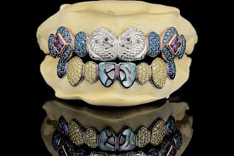 make any type of custom grillz,teeth jewelry,iced out grillz set,stl for casting