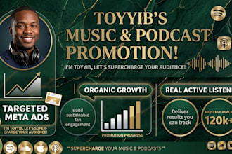 promote spotify souncloud itunes to 500m uk usa audience get  listener streamers