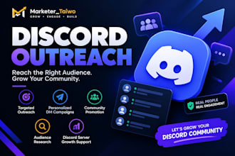 do targeted discord mass dm discord outreach, promotion and community growth