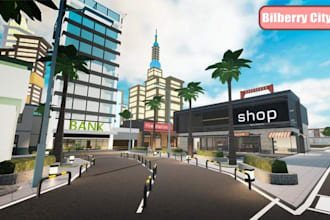 build custom roblox maps, minecraft maps, terrain and  detailed game level