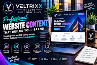 write professional SEO website content and web copy