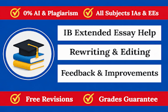 offer ib extended essays and ib ias feedback and improvement
