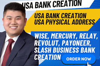 do USA bank creation, get USA physical proof of address