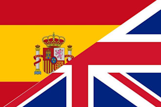 transcribe and translate english and spanish