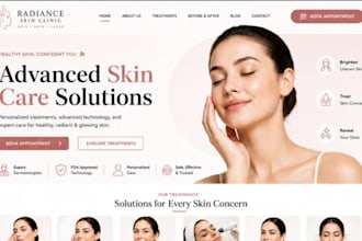 skincare cosmetics store skincare website beauty website, spa, lipstick store