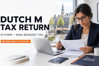 prepare your dutch m form and non residential tax return, dutch tax