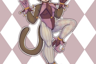 illustrate a character or an oc