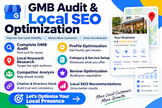 perform a complete gmb audit and local SEO optimization