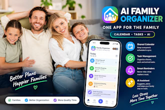 build an ai family organizer app with calendar, tasks and smart reminders