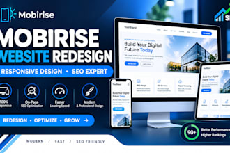 build mobirise website redesign mobirise responsive design mobirise seo expert