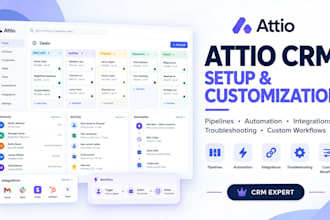 setup and customize attio CRM pipelines automation crm workflows