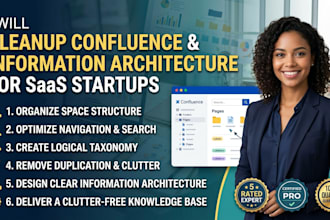 cleanup confluence and information architecture for saas startups