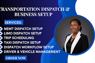 set up limo taxi nemt dispatch, drivers and vehicle management
