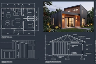 be your draftsman for city permit drawings