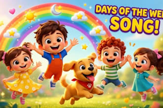 create custom educational kids songs and original nursery rhymes lullaby music