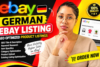create german ebay listings, ebay SEO product lister, german optimize product