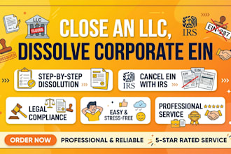 close an llc, dissolve corporate ein