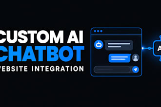 integrate custom ai chatbot into your ai website, ai website chatbot integration