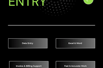 do professional data entry and excel bookkeeping support