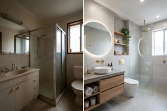design and renovate your bathroom, toilet, restroom and shower in 3d realistic