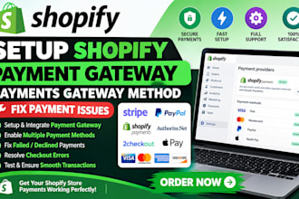 setup shopify payment gateway payments gateway method fix payment issue