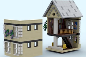 design realistic lego architecture moc and custom buildings