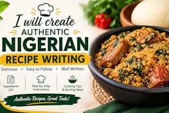 write easy and tasty egusi soup recipe