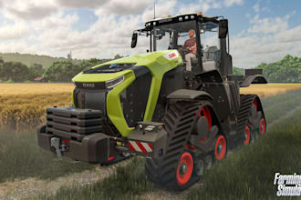 create custom farming simulator maps and tractor for farming