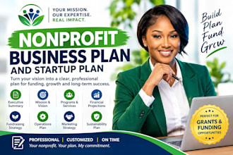 a professional nonprofit business plan and startup plan