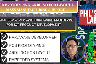 provide pcb prototyping, mass manufacturing support arduino pcb test