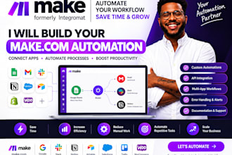 make com automation, make com, made com, make automation, integromat, automation