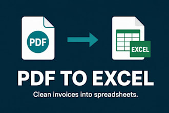 convert invoices or pdfs into clean excel or google sheets