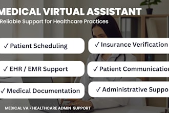 be your professional medical virtual assistant for healthcare support