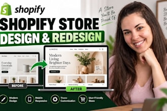revamp shopify store and redesign shopify website