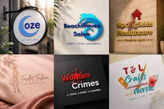 design modern minimalist luxury elegant logo design
