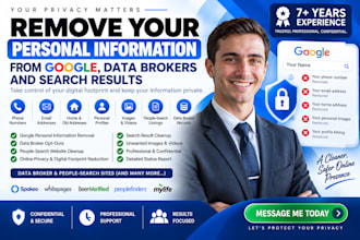 remove your personal information from google, data brokers and search results