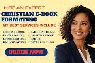 format professional christian ebook, design ebook cover